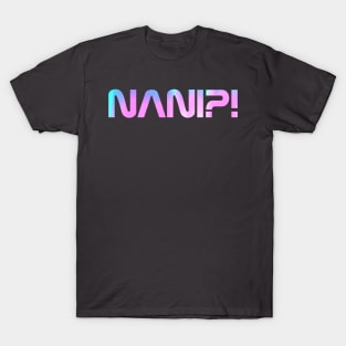 NANI?! Blue & Pink NASA Inspired Logo! T-Shirt